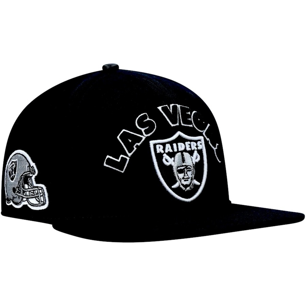 Las Vegas Raiders New Era Cap 9Forty Adjustable black OSFA NFL Hat NWT